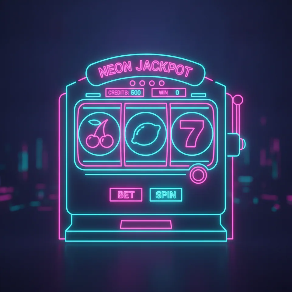 Neon Social Spin Game Cover